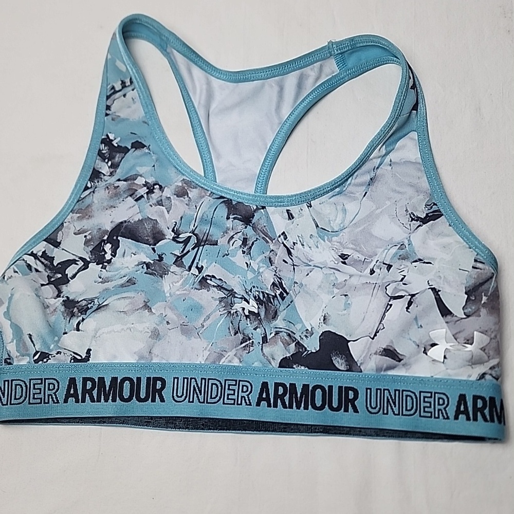 Under Armour Teal and Black Athletic Set Sports Bra Leggings XS - Picture 2 of 10